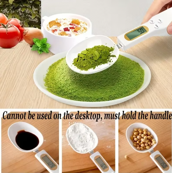 Digital Measuring Spoon Scale – 0.1–500 g Precision